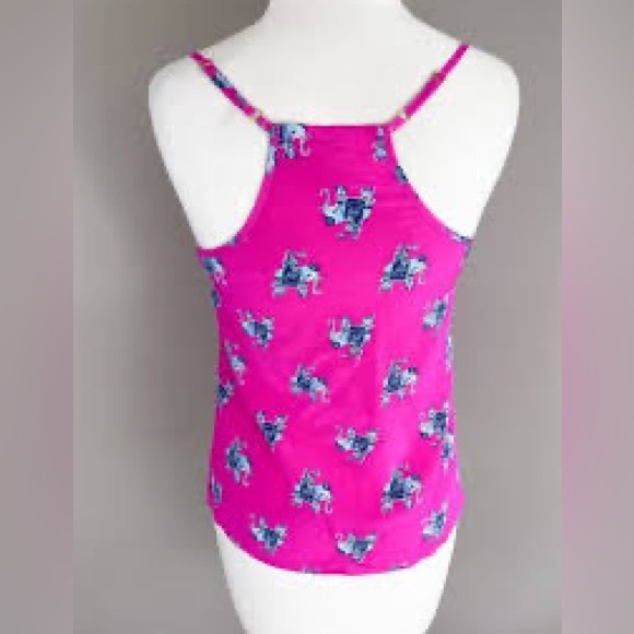 Dusk camisole tank in pink bazaar elephant size XS EUC - Picture 3 of 3